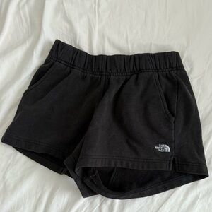 Women’s The North Face Black Size Small Sweat Shorts